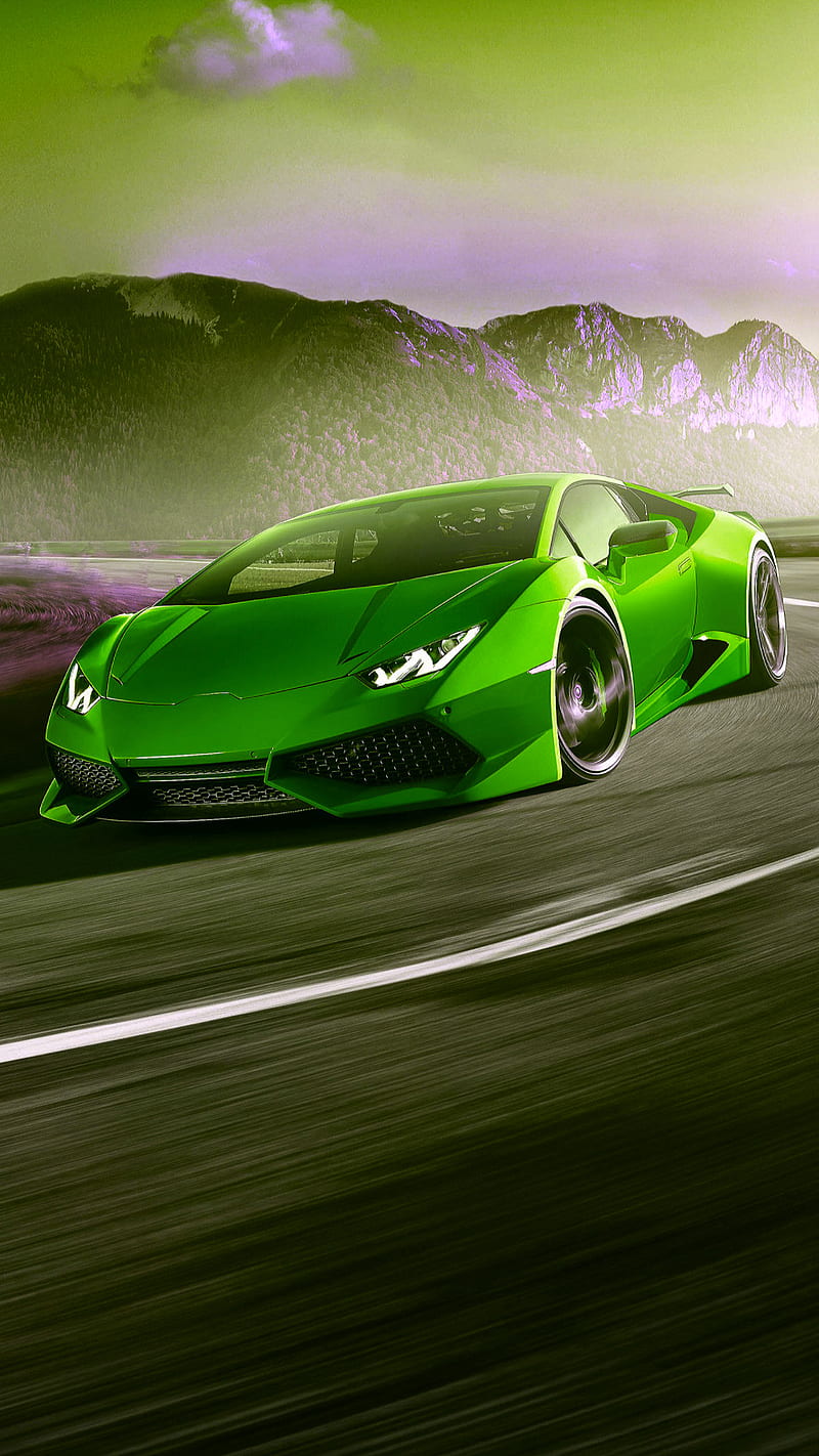 Green lambo, car, fast, italy, lamborghini, nature, super, HD phone  wallpaper | Peakpx