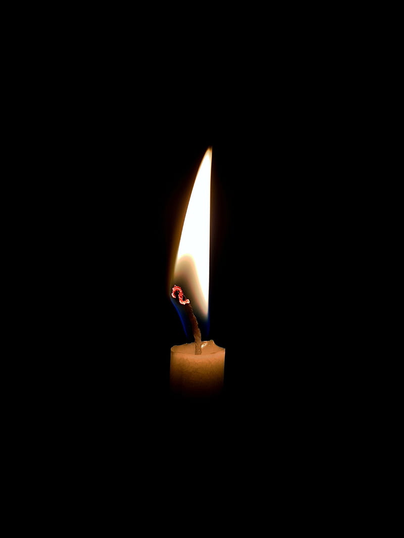 Candle, candles, fire, flame, light, HD phone wallpaper