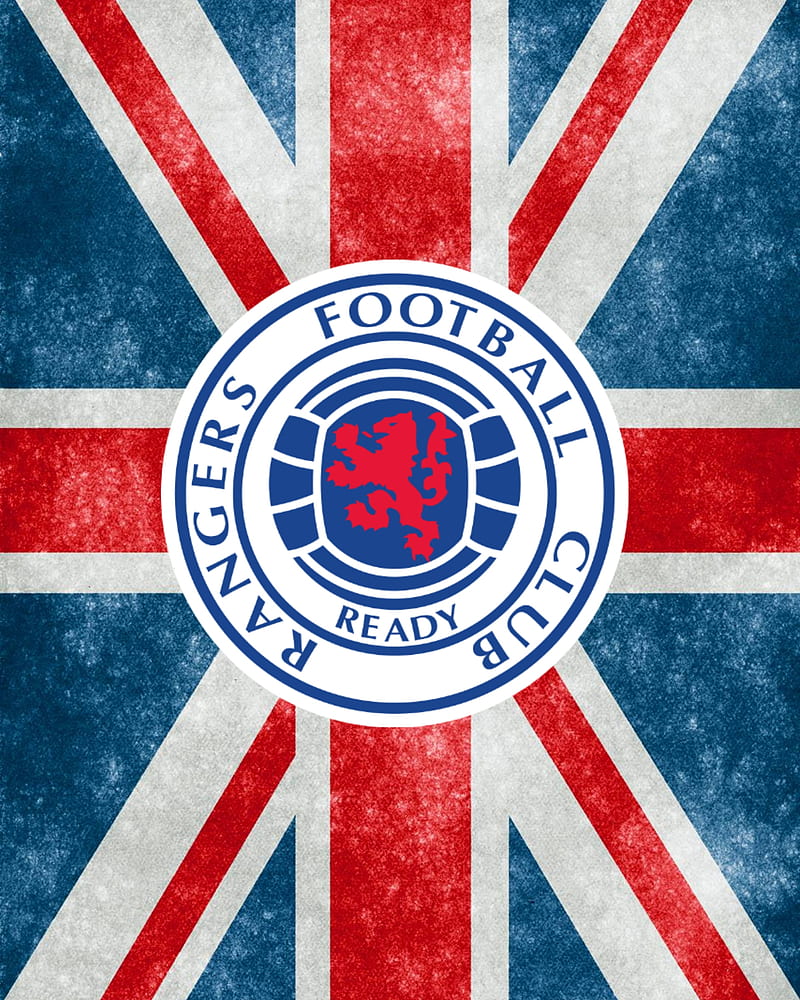 Glasgow Rangers, football, great britain, ibrox stadium, rangers fc, rangers football club, rule brittania, union flag, union jack, HD phone wallpaper