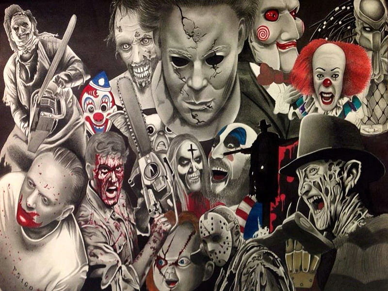 Horror icons HD wallpapers  Pxfuel