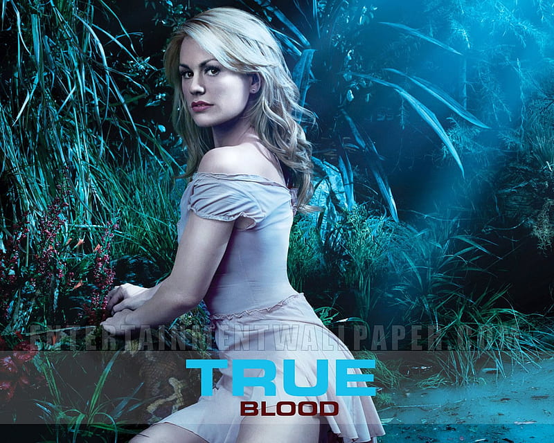 True Blood, vampires, series, actress, tv, HD wallpaper