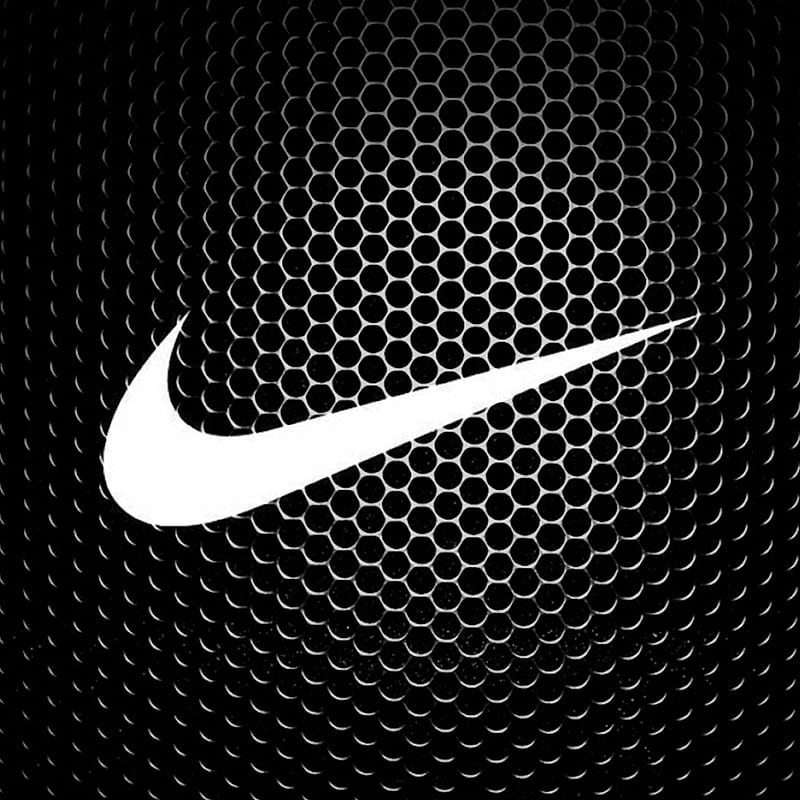 Nike, black, clothes, fashion, logo, texture, HD phone wallpaper