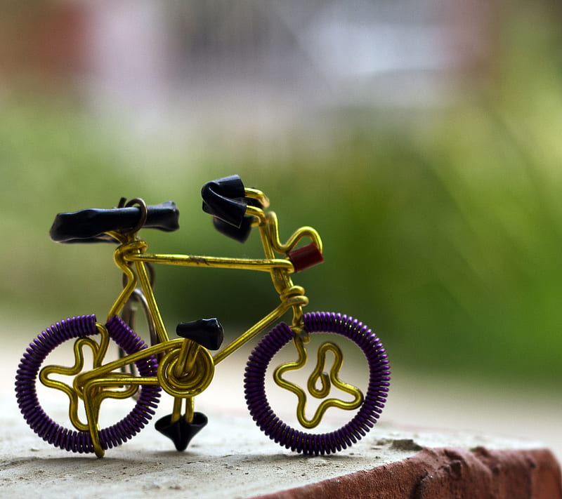 Cute Cycle, adorable, bike, lovely, miniature, small, sweet, tiny, HD wallpaper