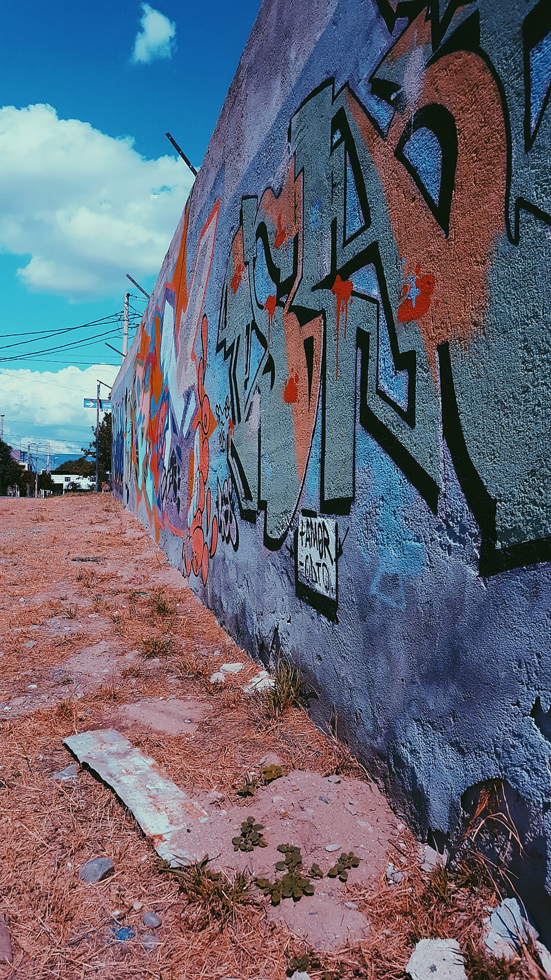 Grafiti, landscape, grafitti, urbanart, art, background, argentina, HD phone wallpaper