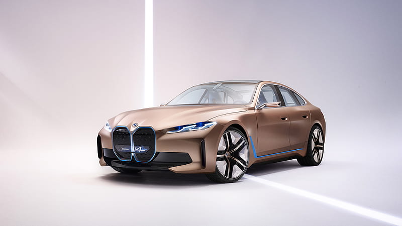 2020 BMW i4 Concept, Electric, Sedan, car, HD wallpaper