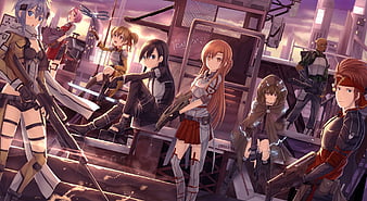 Anime Sword Art Online Alternative: Gun Gale Online HD Wallpaper by JZjuarez