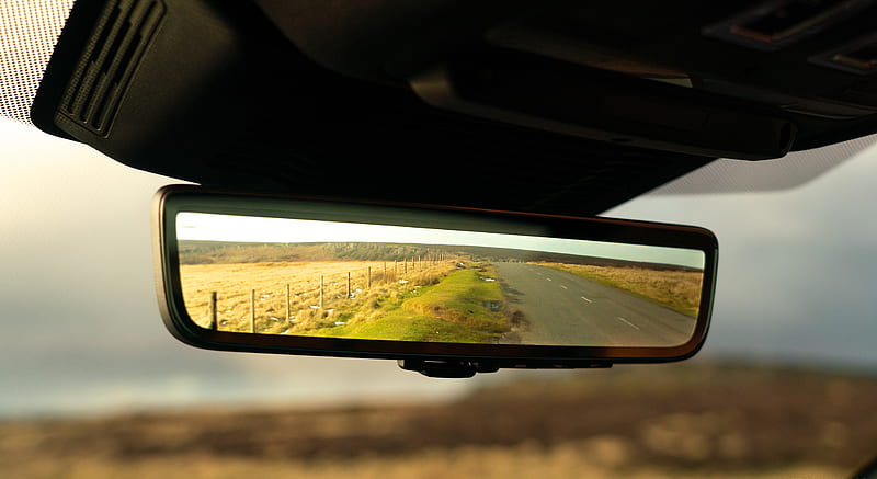 2021 Jaguar XF P300 R-Dynamic - Digital Rear-View Mirror , car, HD wallpaper