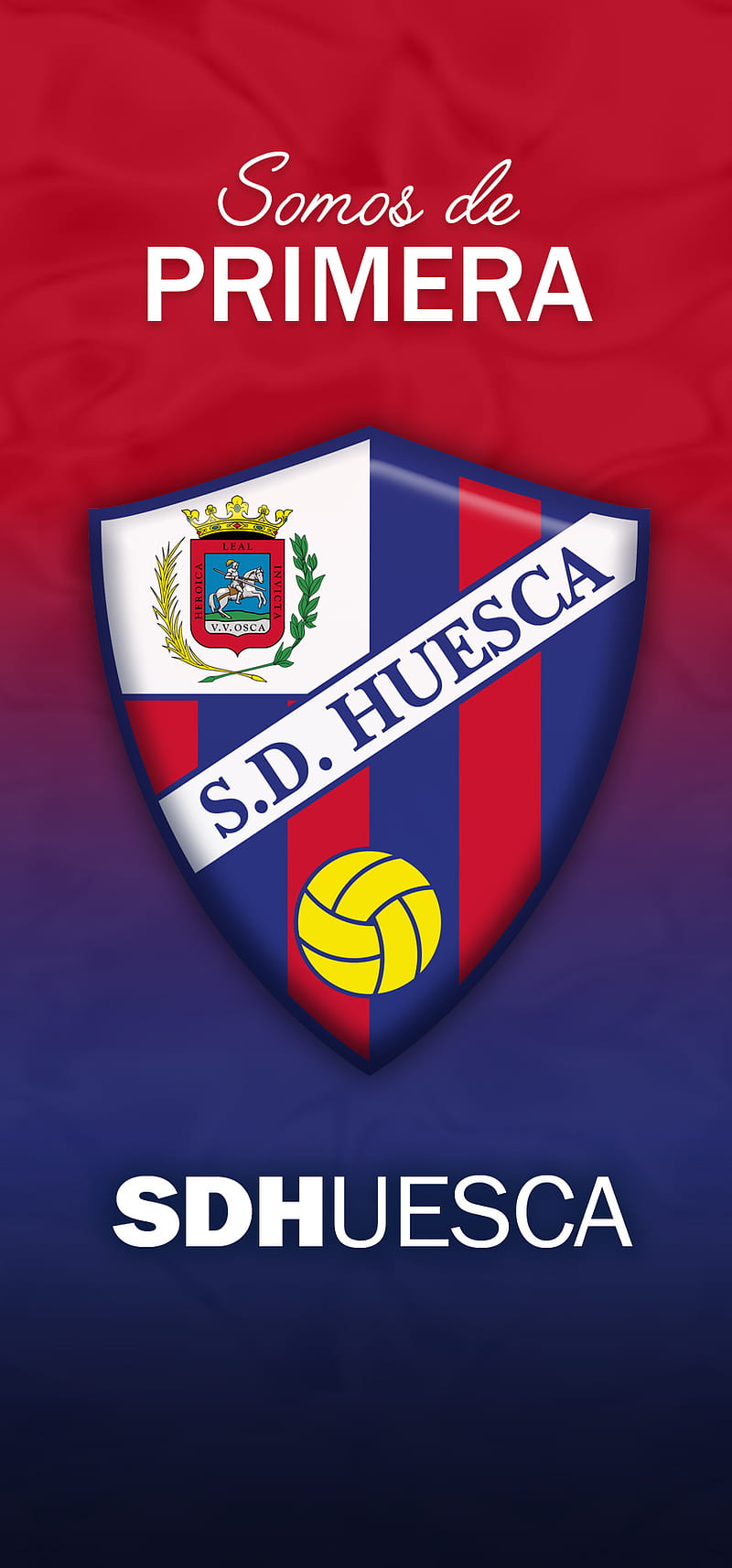 HUESCA DE PRIMERA, ascenso, de primera, shield, football, sd huesca, HD phone wallpaper
