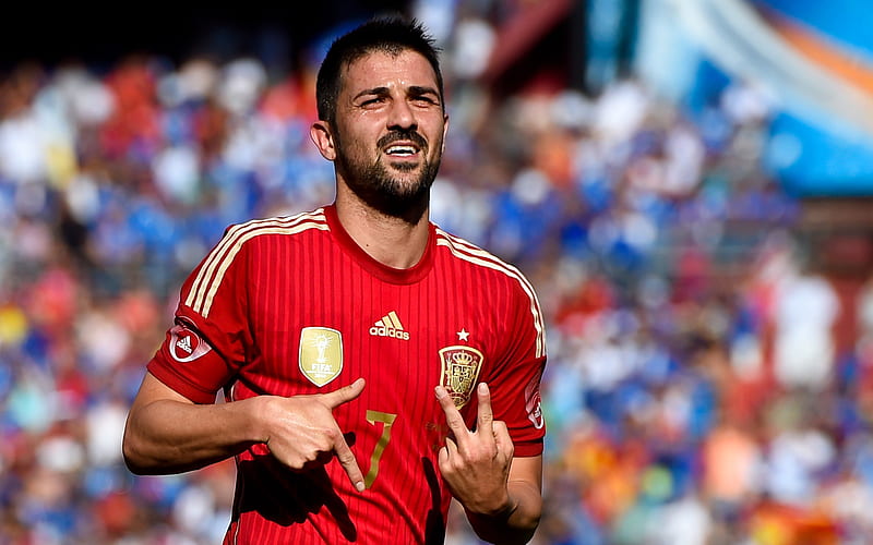Soccer, David Villa, Spain National Football Team, HD wallpaper
