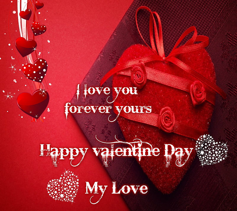 Happy valentine day, heart, i love you, love, valentine day, HD wallpaper