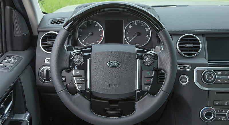 2015 Land Rover Discovery Grand Black Lacquer - Interior , car, HD wallpaper