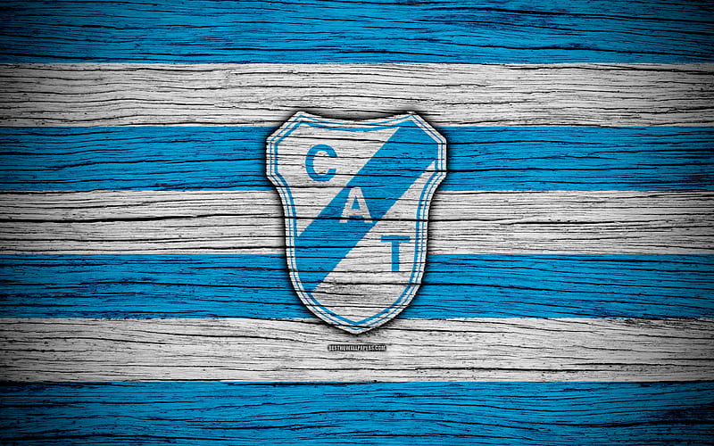 Temperley Superliga, logo, AAAJ, Argentina, soccer, Temperley FC, football club, wooden texture, FC Temperley, HD wallpaper