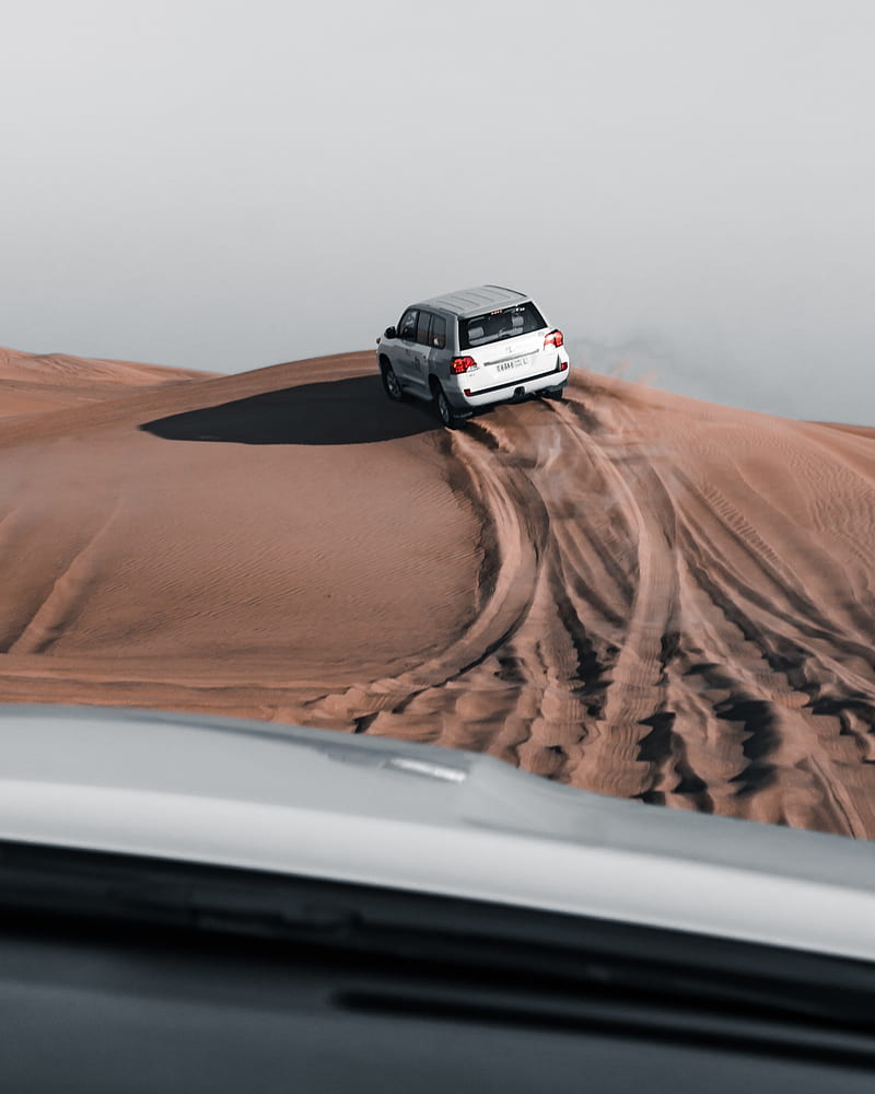 la maquina, desert, sand, track, HD phone wallpaper