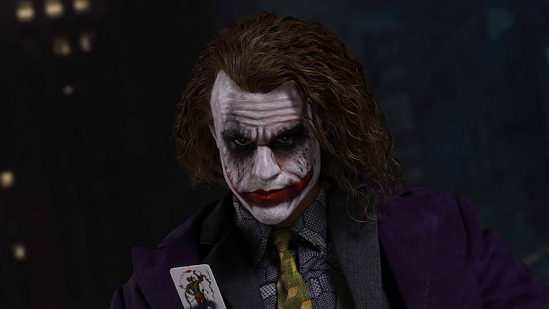 Joker Heath Ledger, joker-movie, joker, superheroes, supervillain, HD wallpaper