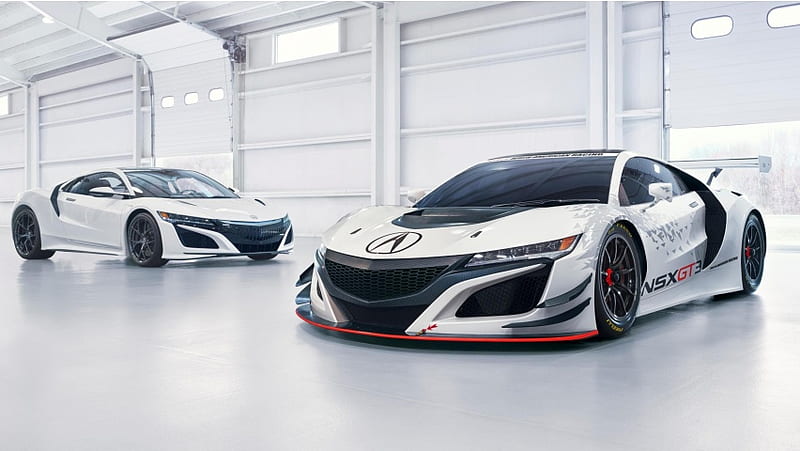 Acura NSX GT3 Racecar 2017, HD wallpaper