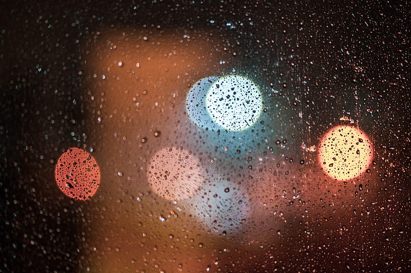 Rain Drops Long Exposure Lights , long-exposure, rain, lights, graphy, HD wallpaper