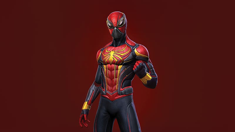 Marvels Spiderman 2 Aurantia Suit, marvels-spider-man-2, spider-man-2, spiderman-2, spiderman, 2023-games, games, ps4-games, ps5-games, HD wallpaper