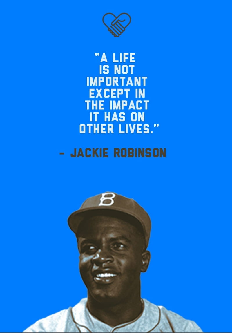 Jackie Robinson, quote, HD phone wallpaper