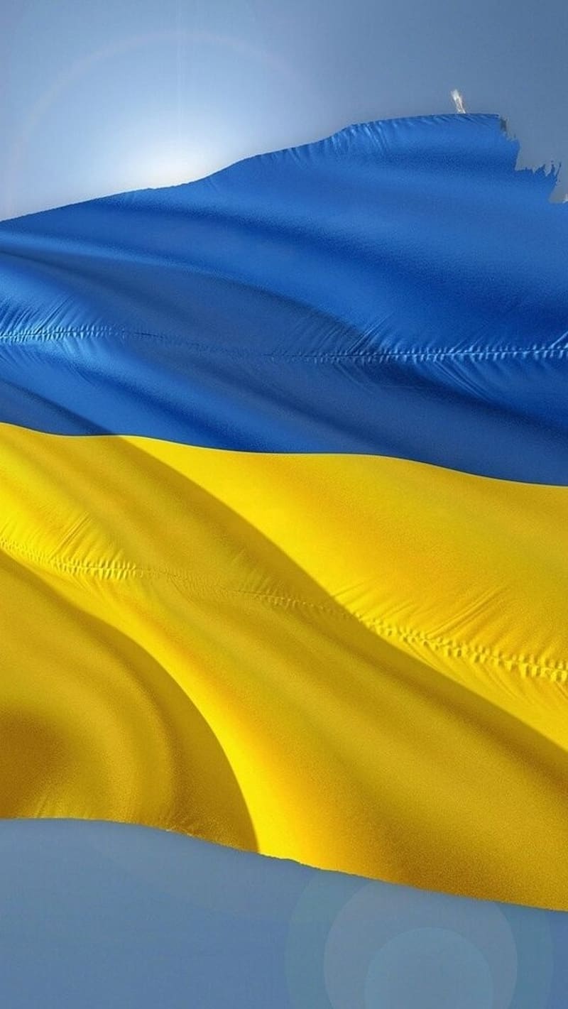 Ukraine Flag, High in the Sky, ukraine flag - high in the sky, HD phone wallpaper