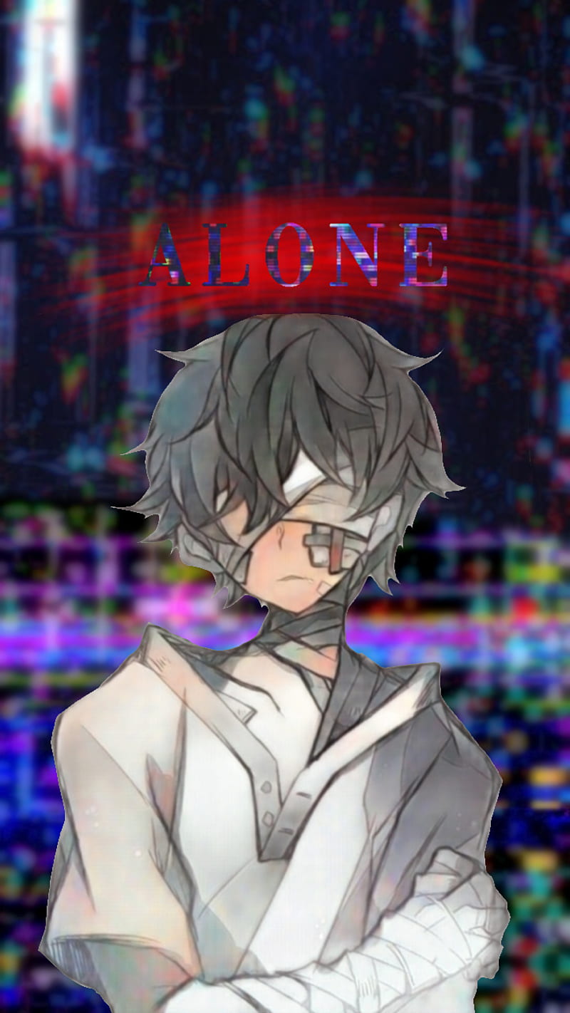 Help Me Glitch - Sad Anime Boy