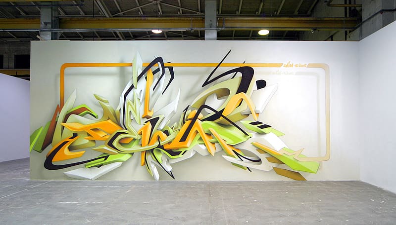 Graffiti, Artistic, Payaso, Rossle, HD wallpaper