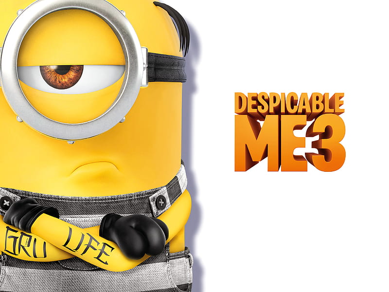 Minion Despicable Me 3, despicable-me-3, minions, 2017-movies, animated-movies, HD wallpaper