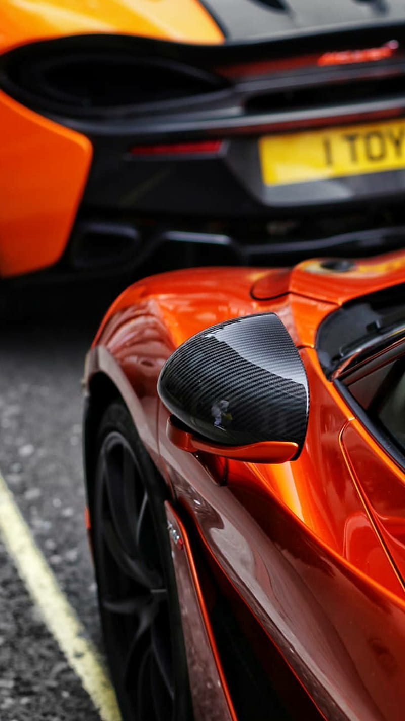 McLaren close ups, 570s, 720s, carros, fast, hypercars, orange, speed, supercar, HD phone wallpaper