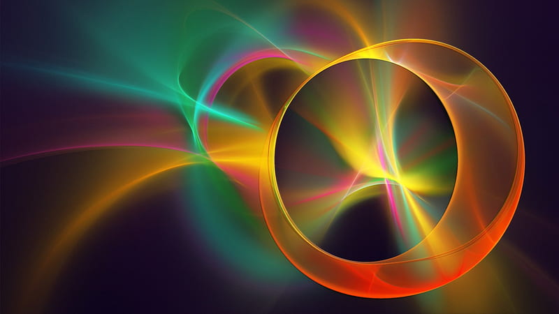 Abstract Light Formations, formations, colors, rainbow, abstract, light, HD wallpaper