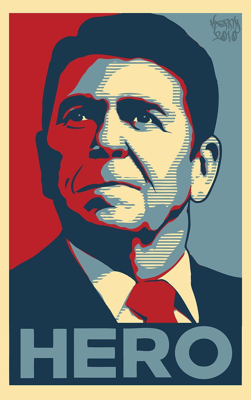 Ronald Reagan, american, conservative, HD phone wallpaper