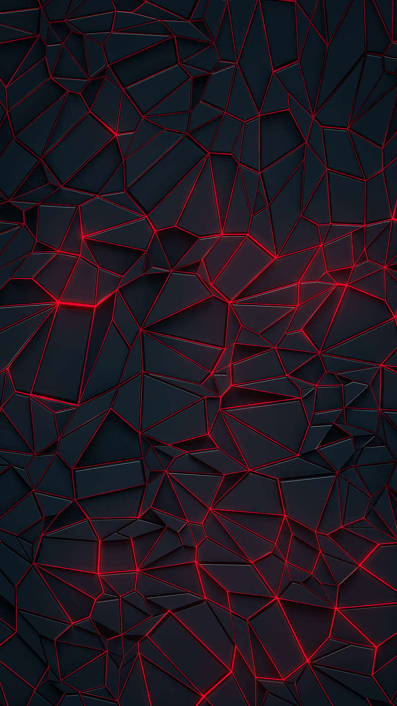 Neon line red, beauty, black, dark, destruction, glow, samsung, HD phone  wallpaper | Peakpx