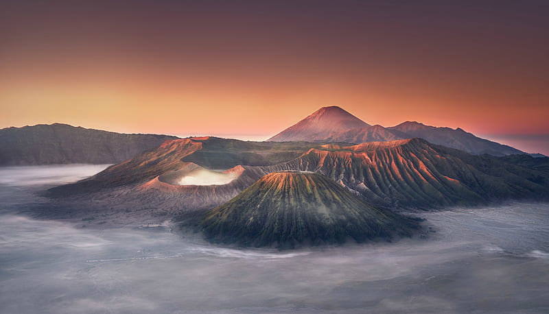 Volcanoes, Mount Bromo, HD wallpaper