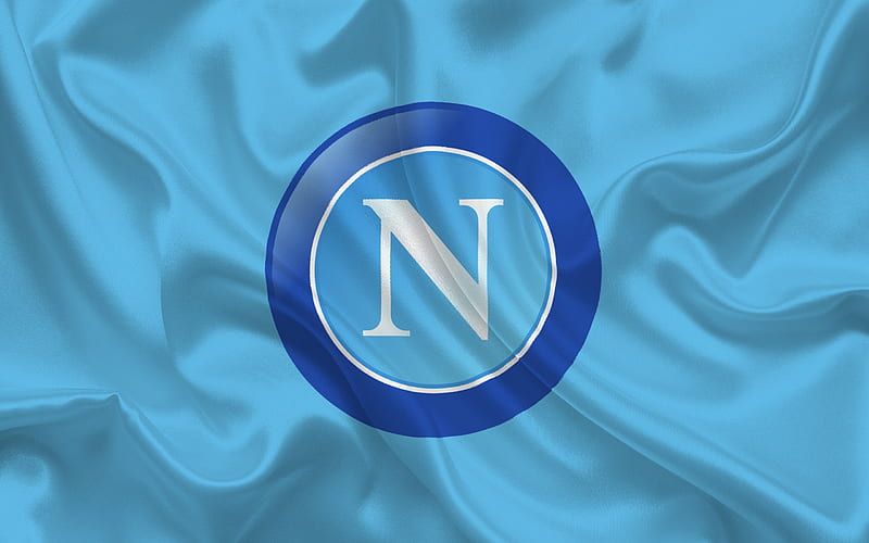 Napoli, Naples, football, emblem, Italy, Napoli logo, Serie A, Italian football club, HD wallpaper