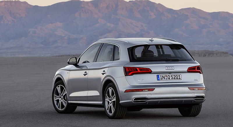 2018 Audi Q5 (Color: Florett Silver) - Rear Three-Quarter, car, HD ...