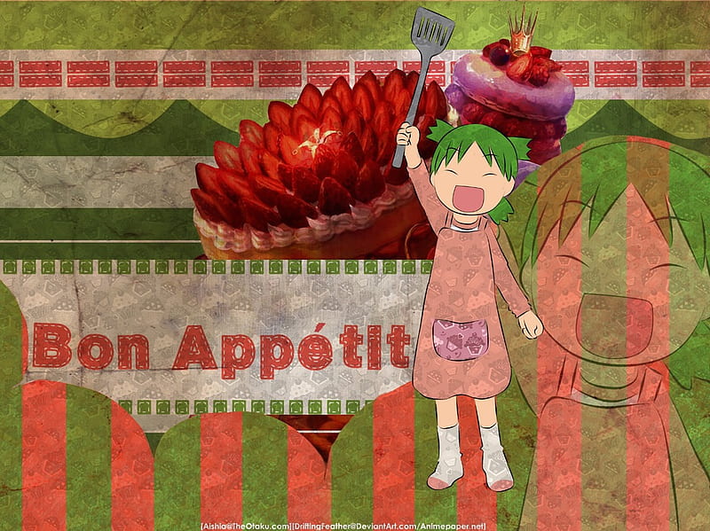 Bon Apetit!, bon appetit, food, anime, yotsuba, HD wallpaper