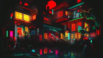 Cyberpunk City Japan [1920x1080] : r/wallpaper