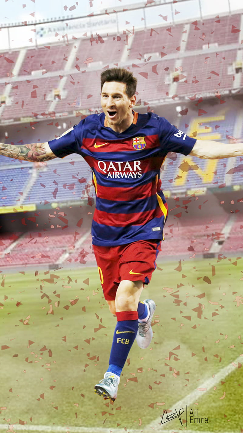 Lionel Messi, barca, barcelona, lm10, HD phone wallpaper
