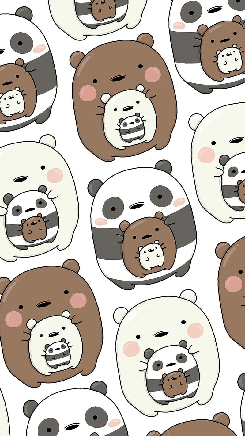 We Bare Bears, cute, HD phone wallpaper