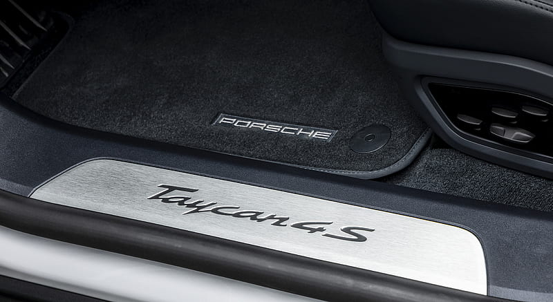 2021 Porsche Taycan 4S Cross Turismo (Color: Ice Grey Metallic) - Door Sill , car, HD wallpaper