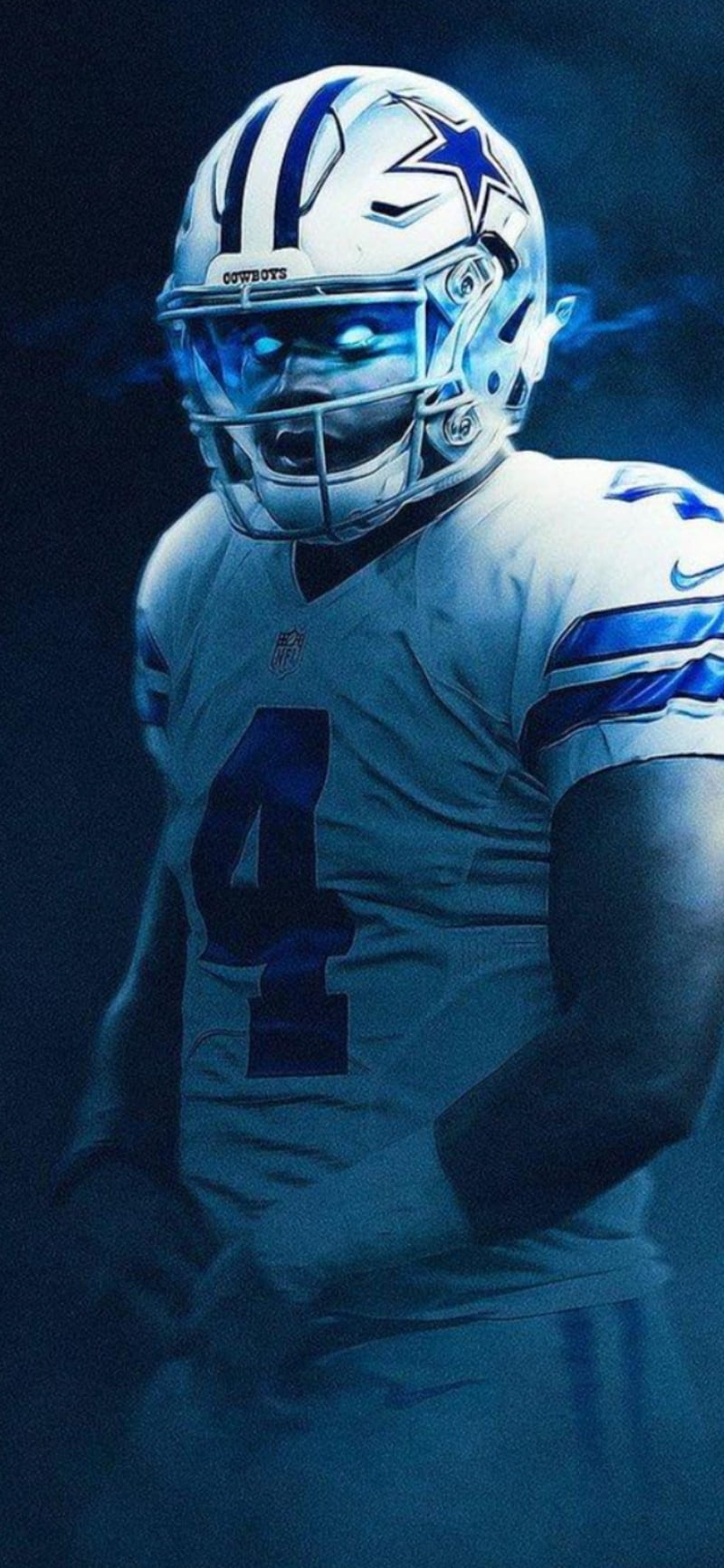 Download Legendary Dallas Cowboys players DeMarcus Lawrence, Ezekiel  Elliott, and Dak Prescott posing ahead of the game Wallpaper