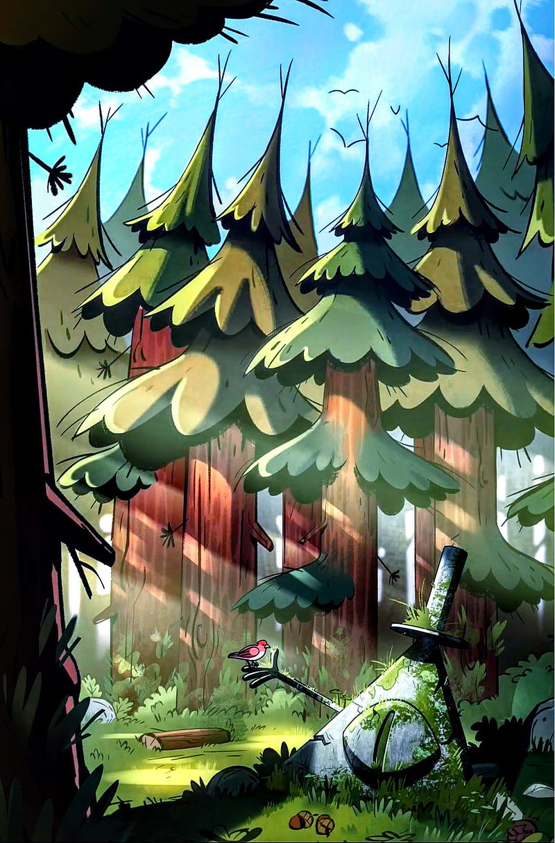 Mystery Shack Gravity Falls 4K Phone iPhone Wallpaper 4500b