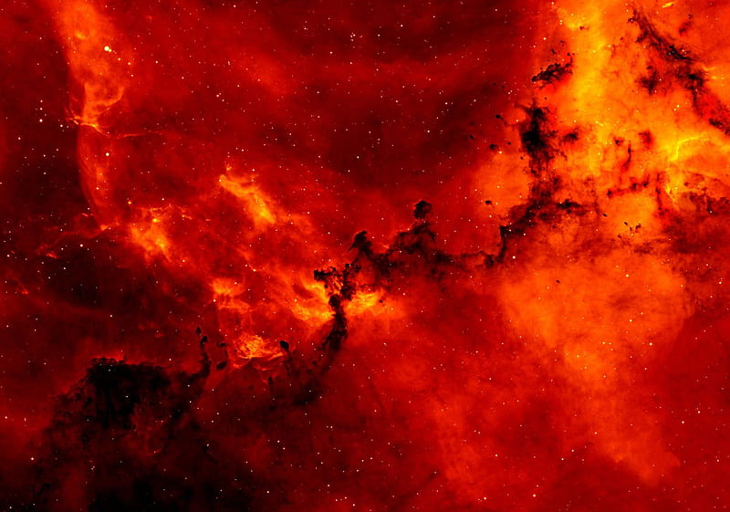 Red Fire, Galaxy Fire, HD wallpaper