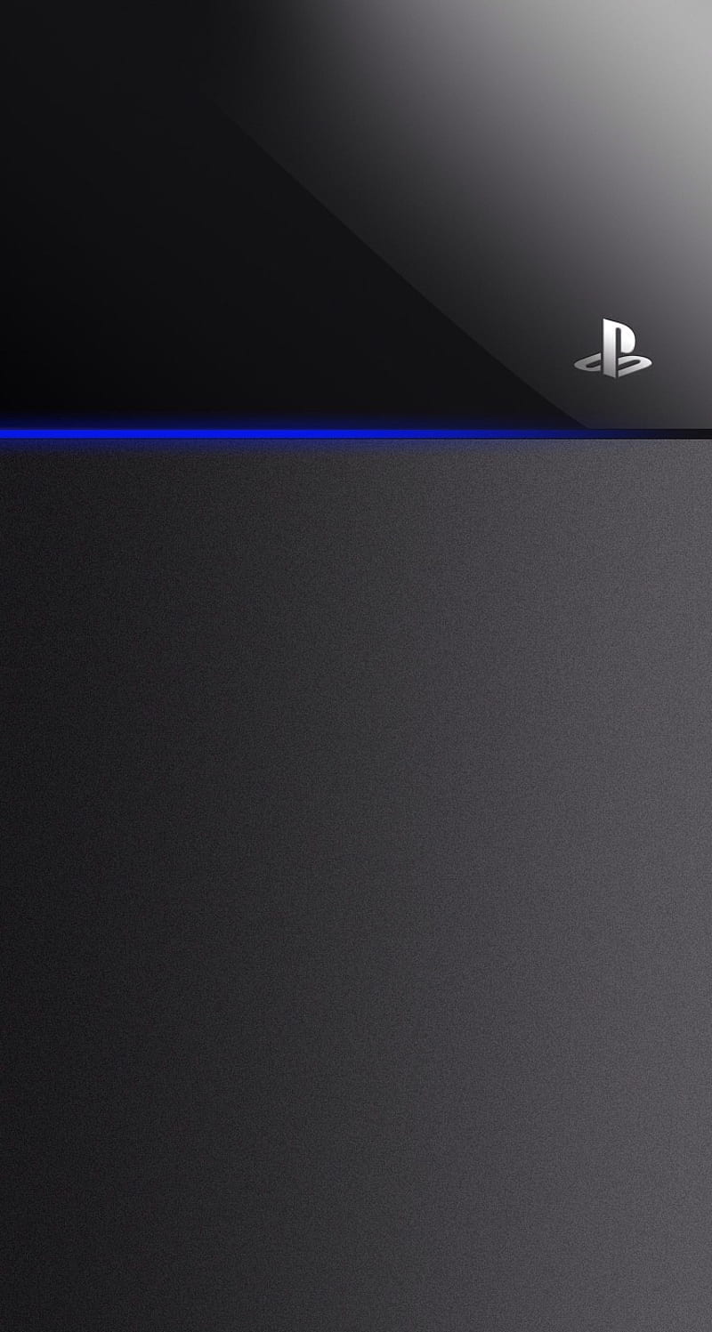 PlayStation, black, minimal, psn, HD phone wallpaper
