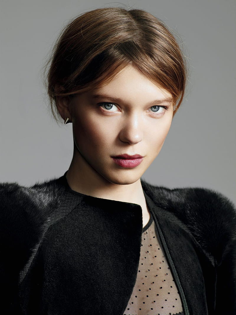 Léa Seydoux, women, actress, blue eyes, blonde, French, French actress,  arms up, HD phone wallpaper