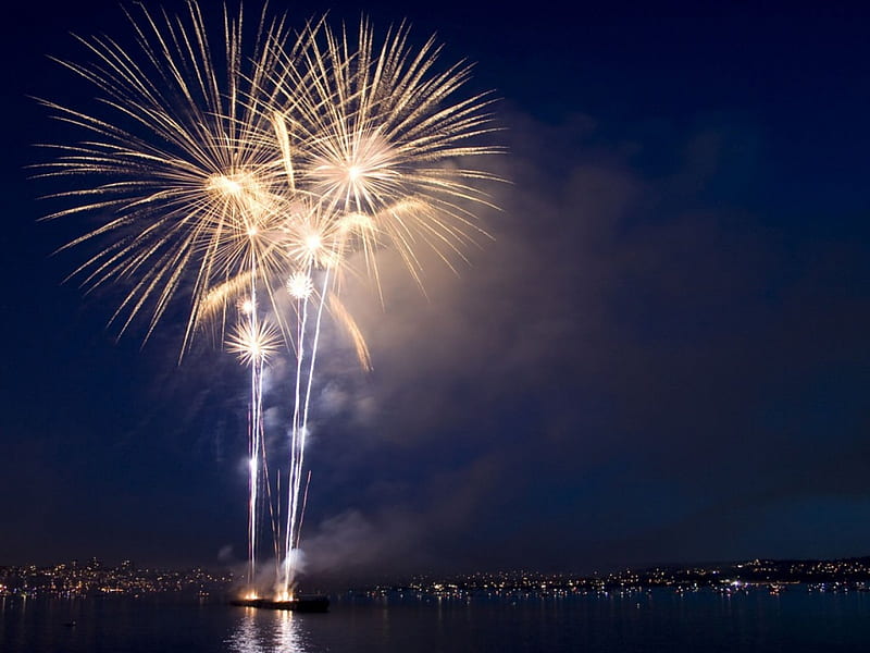 Fireworks, fire, works, lights, celebration, HD wallpaper | Peakpx