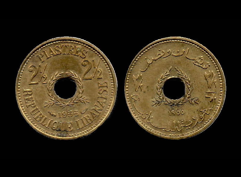Lebanon Coin, Numismatics, Money, Coin, Lebanon, HD wallpaper