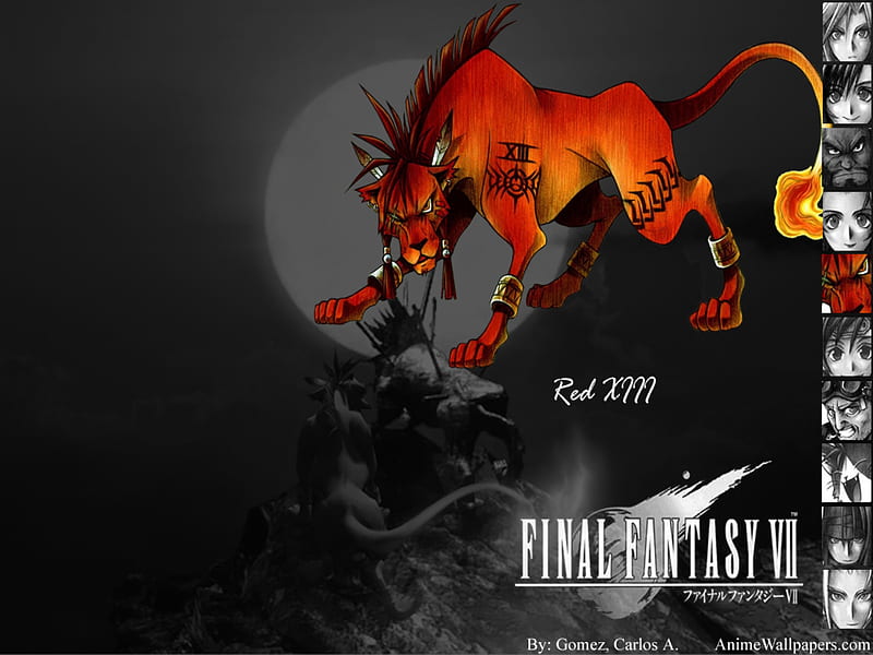 Final Fantasy VII Red XIII, red xiii, playstation, final fantasy vii, HD wallpaper