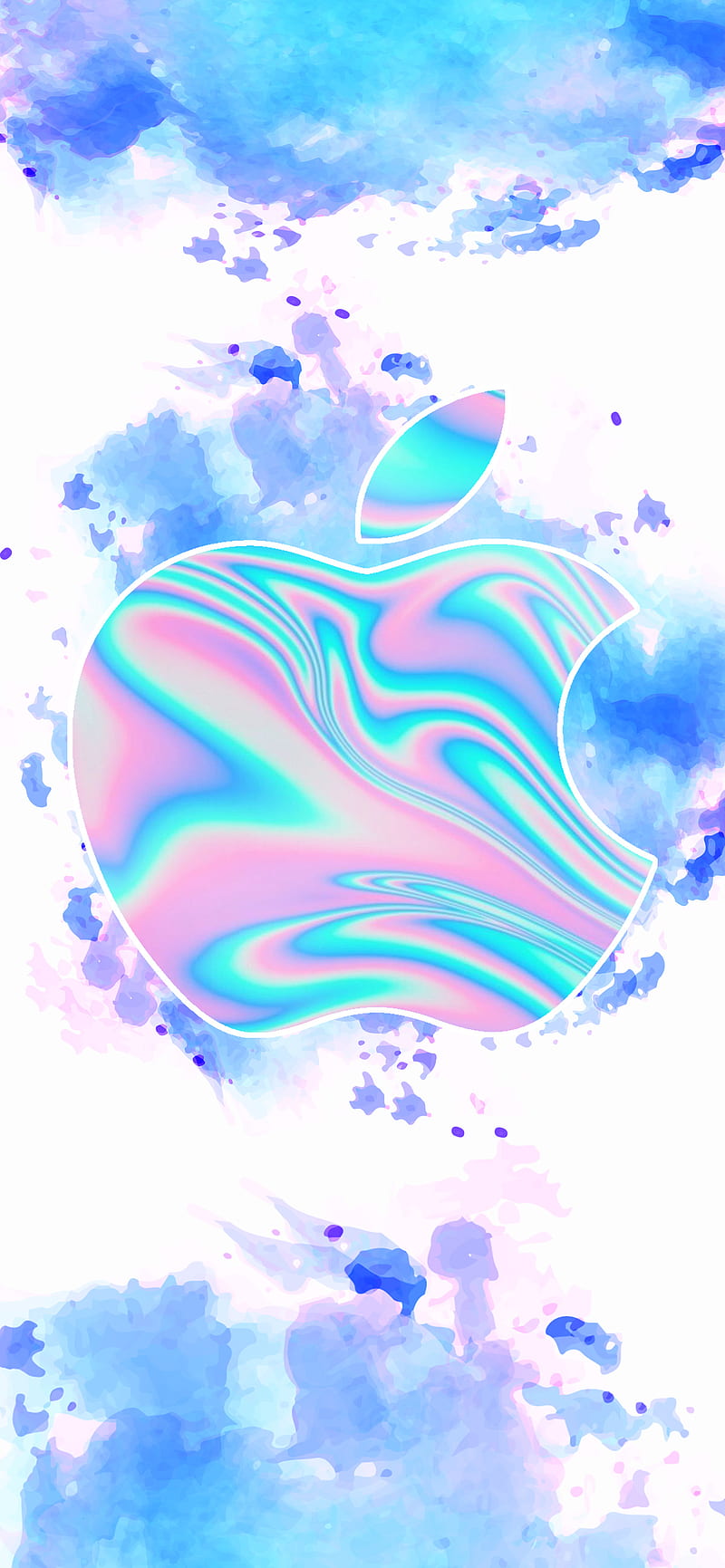 Apple, blue, blue, iphone, iphone 12, iphone 12 pro, iphone pro max, manzana, melesao, HD phone wallpaper
