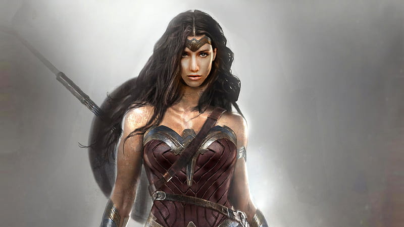 Wonder Woman New Art, wonder-woman, superheroes, artwork, digital-art, HD wallpaper