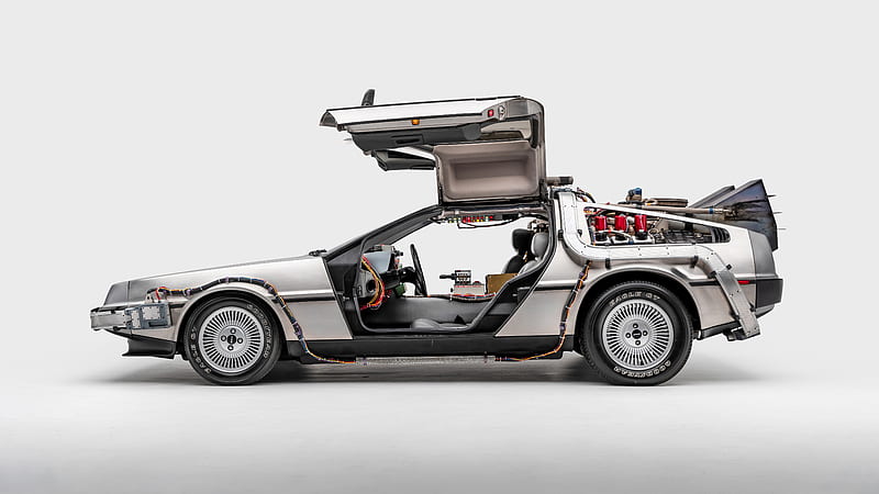 DeLorean DMC-12 Back to the Future, HD wallpaper