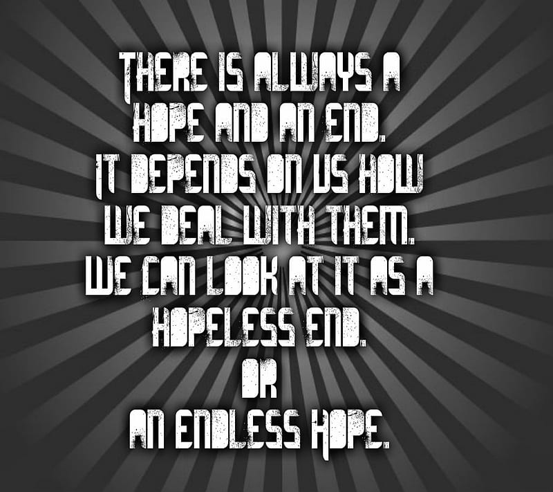 Hopeless hope, life quote, quote, saying, sign, true quote, true words, HD wallpaper